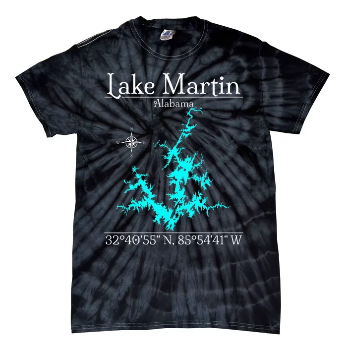 Lake Martin Alabama Tie-Dye T-Shirt