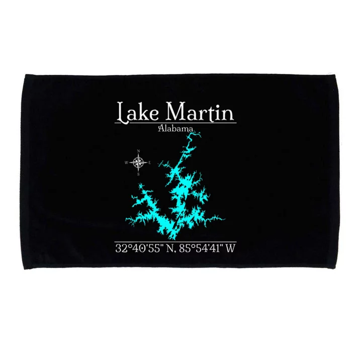 Lake Martin Alabama Microfiber Hand Towel