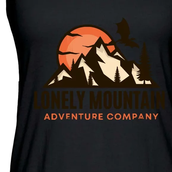 Lonely Mountain Adventure Company Fantasy Ladies Essential Flowy Tank