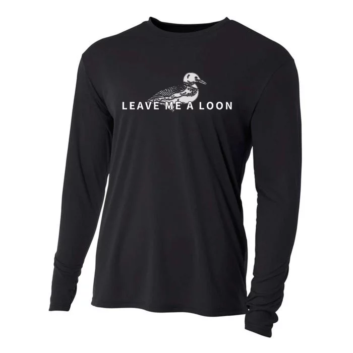 Leave Me A Loon Bird Watching Cooling Performance Long Sleeve Crew