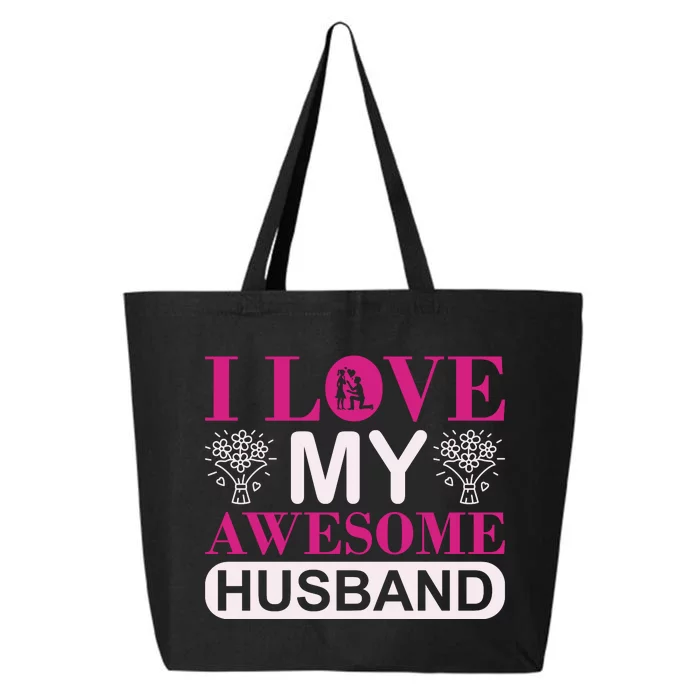 Love My Awesome Husband 25L Jumbo Tote