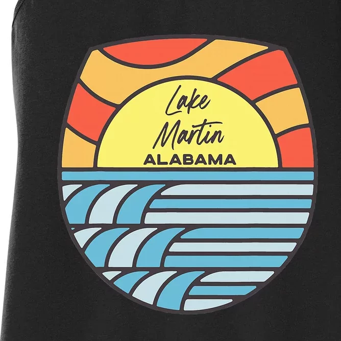 Lake Martin Alabama Al Sunset Souvenir Women's Racerback Tank