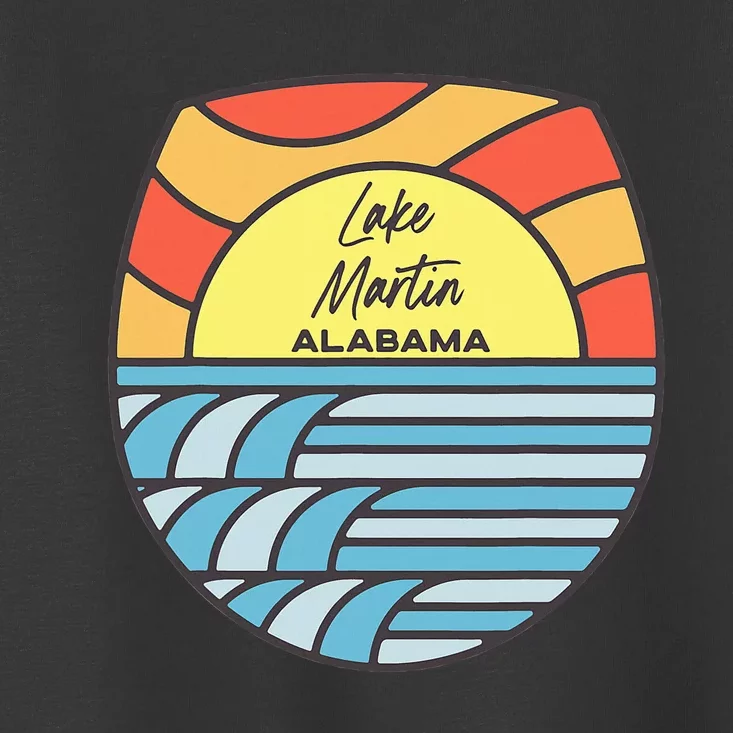 Lake Martin Alabama Al Sunset Souvenir Toddler T-Shirt