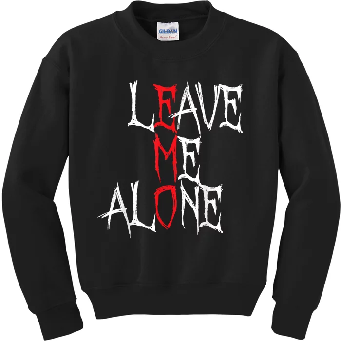 Leave Me Alone Emo Clothes Emocore Emo Music Fan Emo Kids Sweatshirt