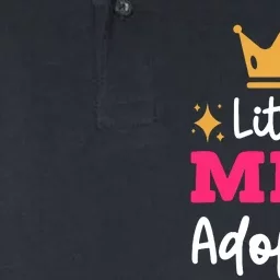 Little Miss Adopted Daughter Son Family Adoption Day Softstyle Adult Sport Polo