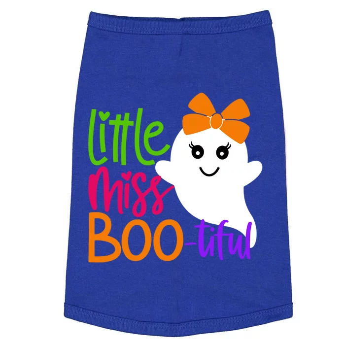 Little Miss Bootiful Funny Gift Funny Halloween Gift Doggie Tank