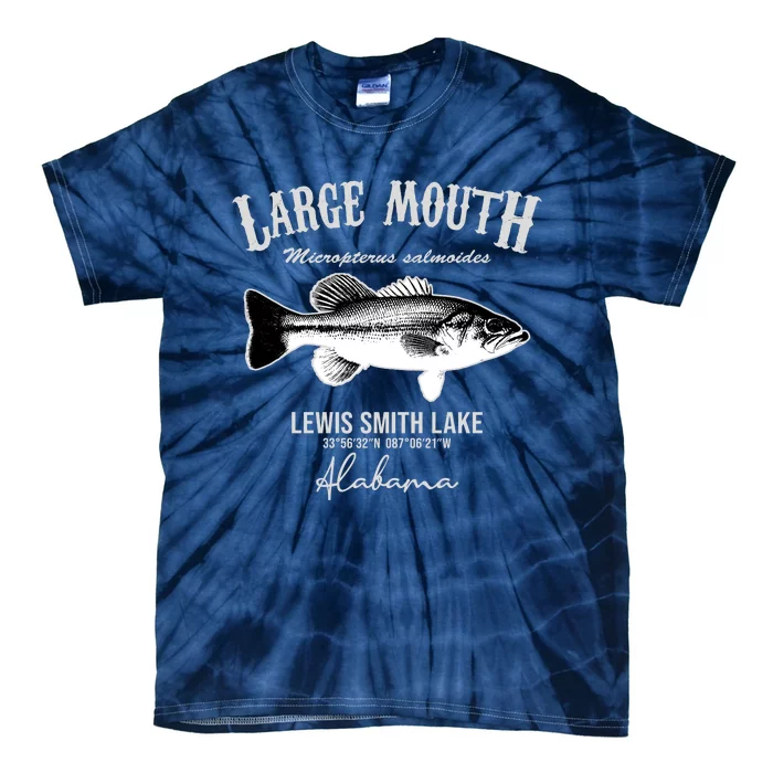 Large Mouth Bass At Lewis Smith Lake Tie-Dye T-Shirt