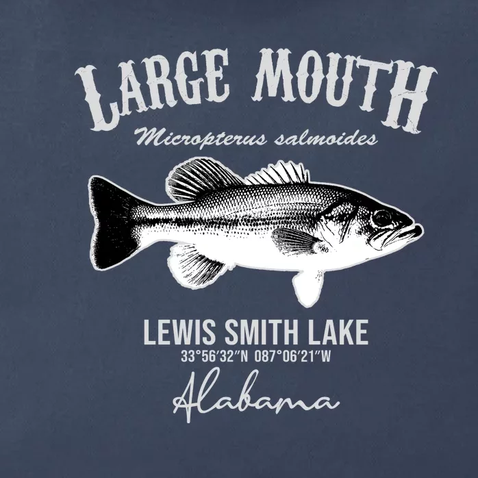 Large Mouth Bass At Lewis Smith Lake Zip Tote Bag