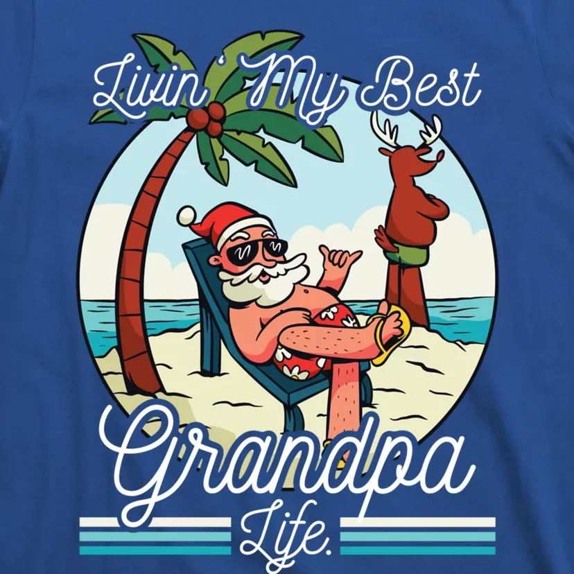 Living My Best Grandpa Life Cool Gift T-Shirt