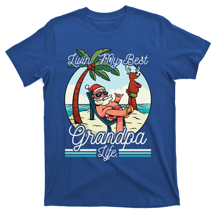 Living My Best Grandpa Life Cool Gift T-Shirt