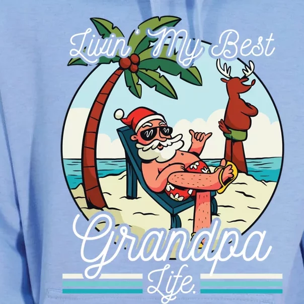 Living My Best Grandpa Life Cool Gift Unisex Surf Hoodie