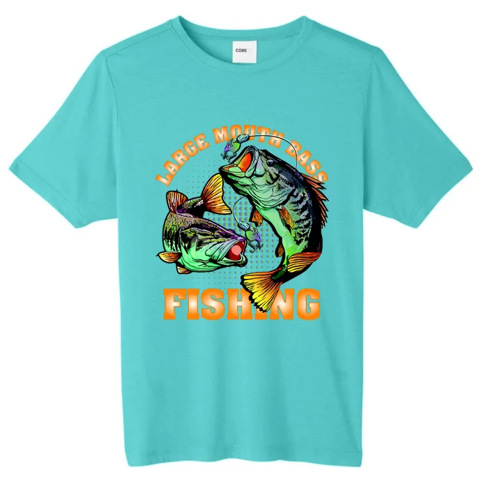 Large Mouth Bass In Action Fishing ChromaSoft Performance T-Shirt