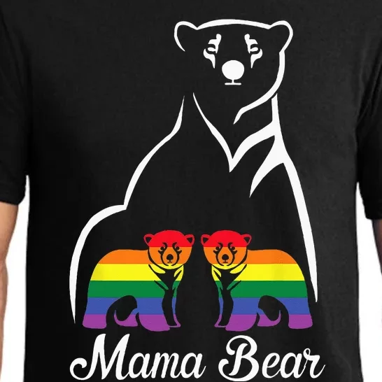 LGBT Mama Bear Pride Mom Rainbow Pajama Set