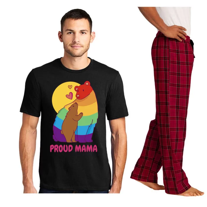 Lesbian Mama Bear Gift Lgbtq Proud Lgbtq Mom Gift Pajama Set