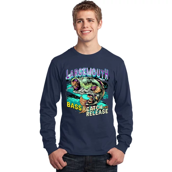 Large Mouth Bass Tall Long Sleeve T-Shirt