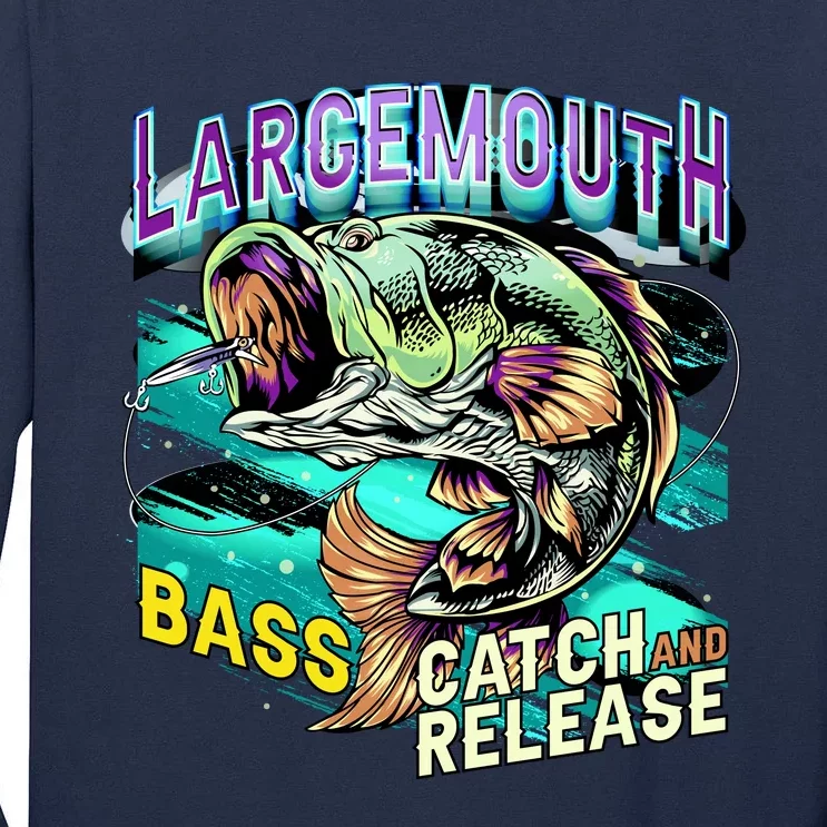 Large Mouth Bass Tall Long Sleeve T-Shirt