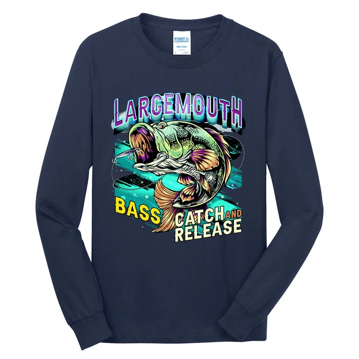 Large Mouth Bass Tall Long Sleeve T-Shirt