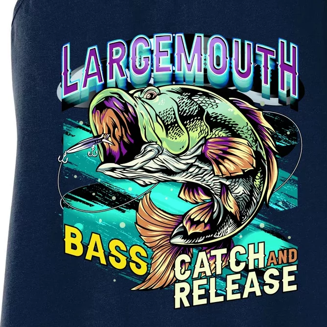 Large Mouth Bass Women's Racerback Tank