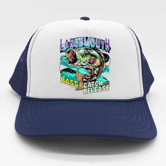 Large Mouth Bass Trucker Hat