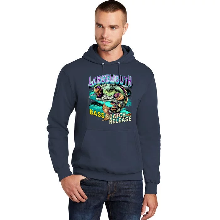 Large Mouth Bass Tall Hoodie