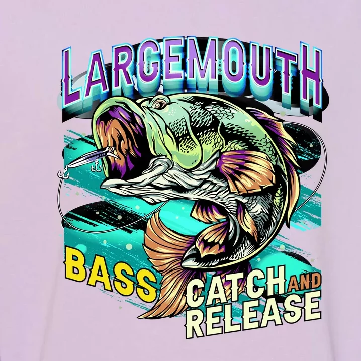 Large Mouth Bass Garment-Dyed Sweatshirt