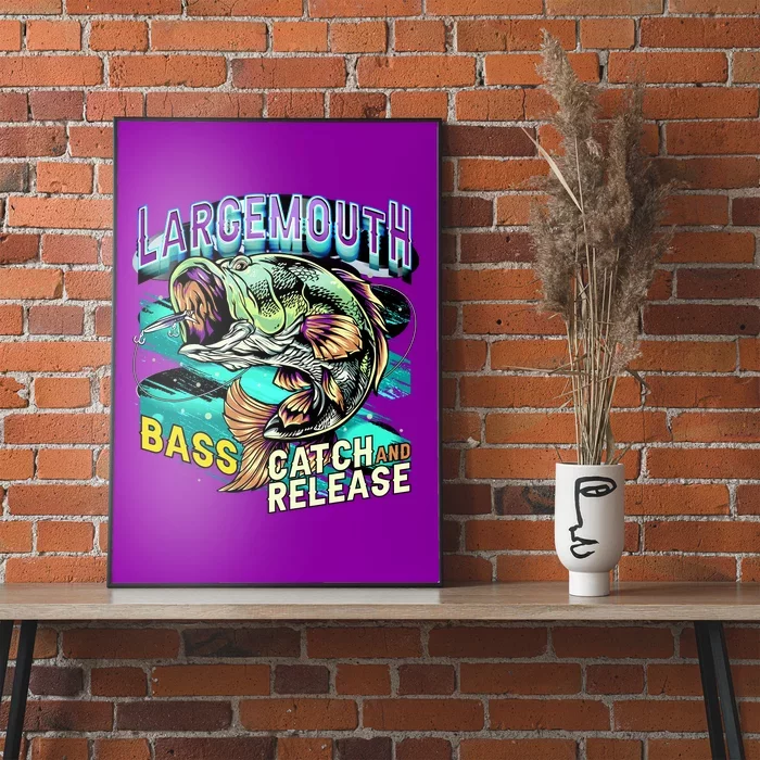 Large Mouth Bass Poster