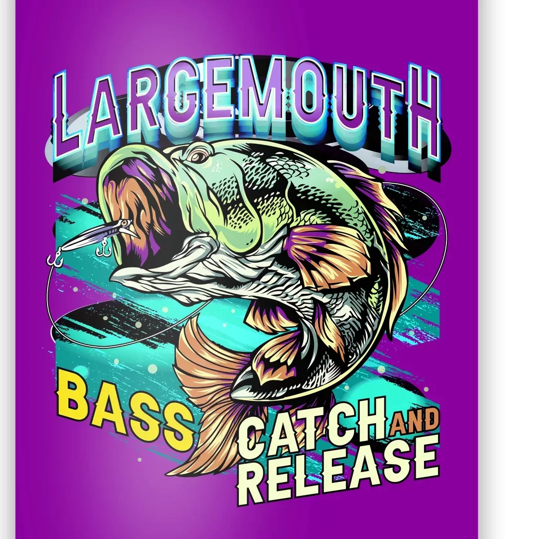 Large Mouth Bass Poster