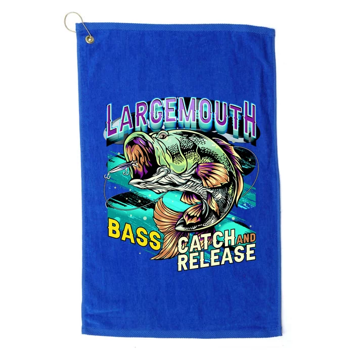 Large Mouth Bass Platinum Collection Golf Towel