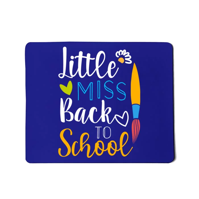 Little Miss Back To School Happy First Day School Gift Mousepad