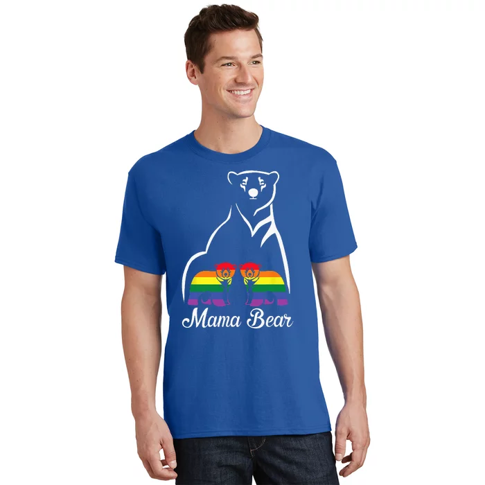 LGBT Mama Bear Pride Mom Rainbow T-Shirt