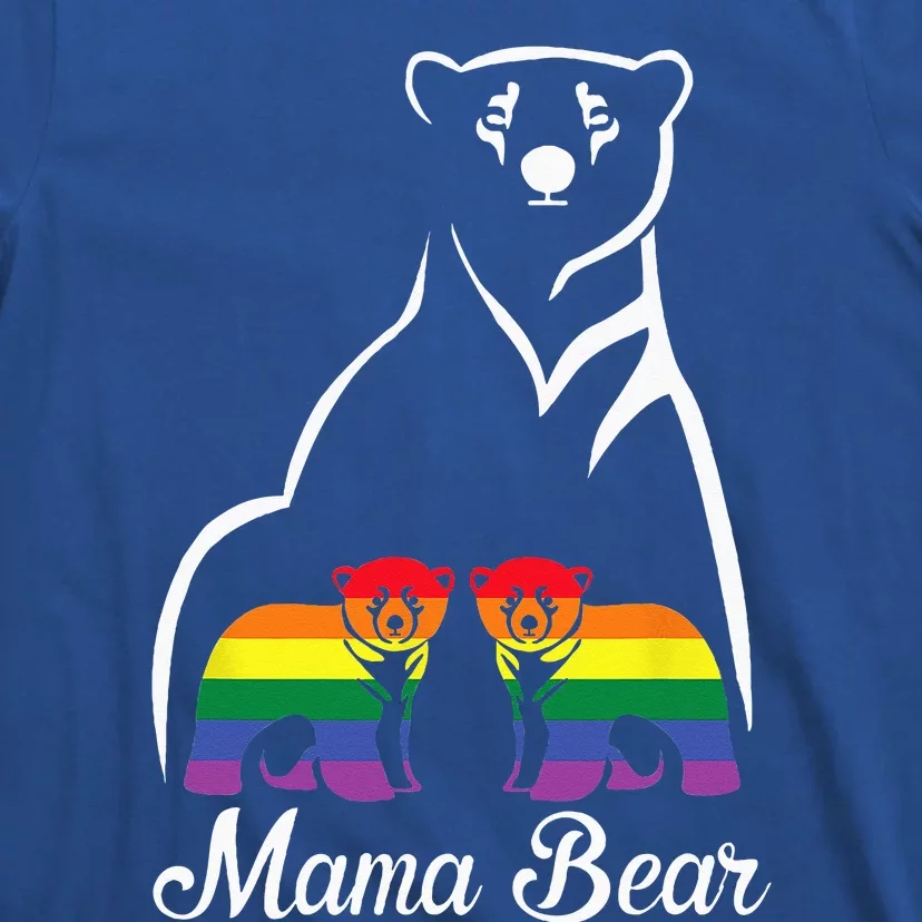 LGBT Mama Bear Pride Mom Rainbow T-Shirt