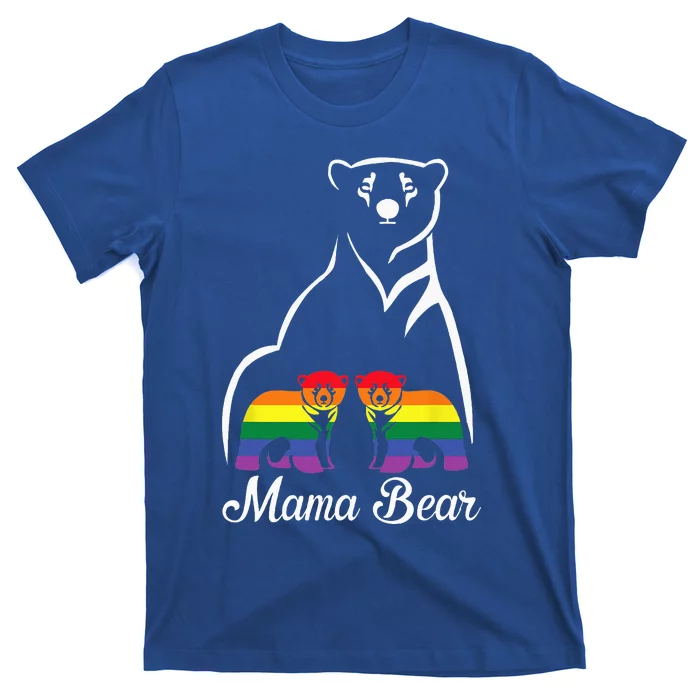 LGBT Mama Bear Pride Mom Rainbow T-Shirt