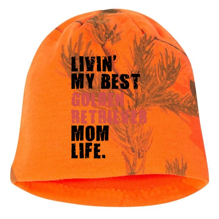 Livin My Best Golden Retriever Mom Life Adc103d Gift Kati - Camo Knit Beanie