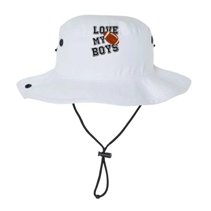 Love My Boys Cute Football Legacy Cool Fit Booney Bucket Hat