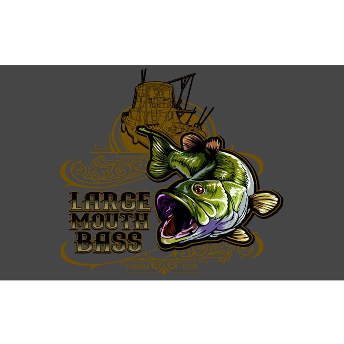 Large Mouth Bass Vintage Bumper Sticker