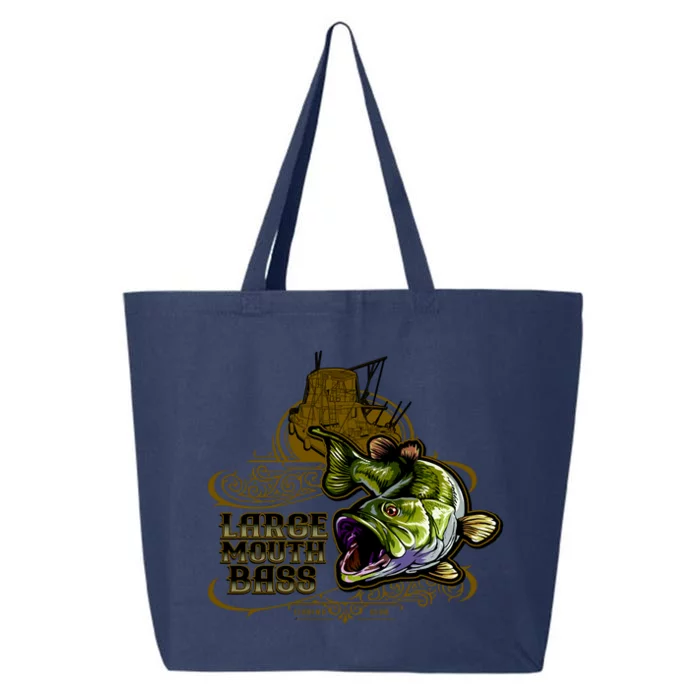 Large Mouth Bass Vintage 25L Jumbo Tote