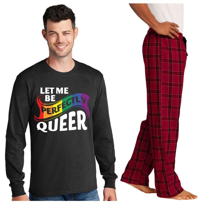 Let Me Be Perfectly Queer Pride Month Lgbt Long Sleeve Pajama Set