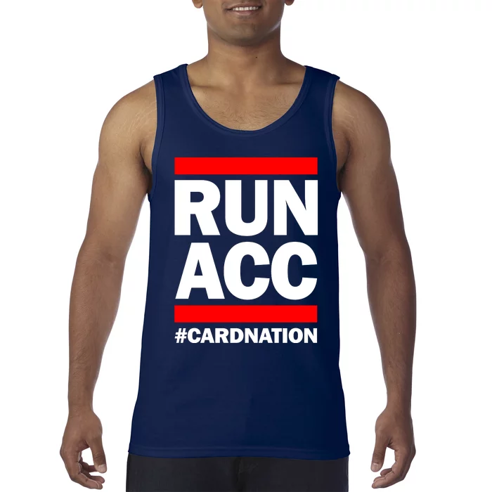 Louisville Men Basketball Run Acc Cardnation Tank Top