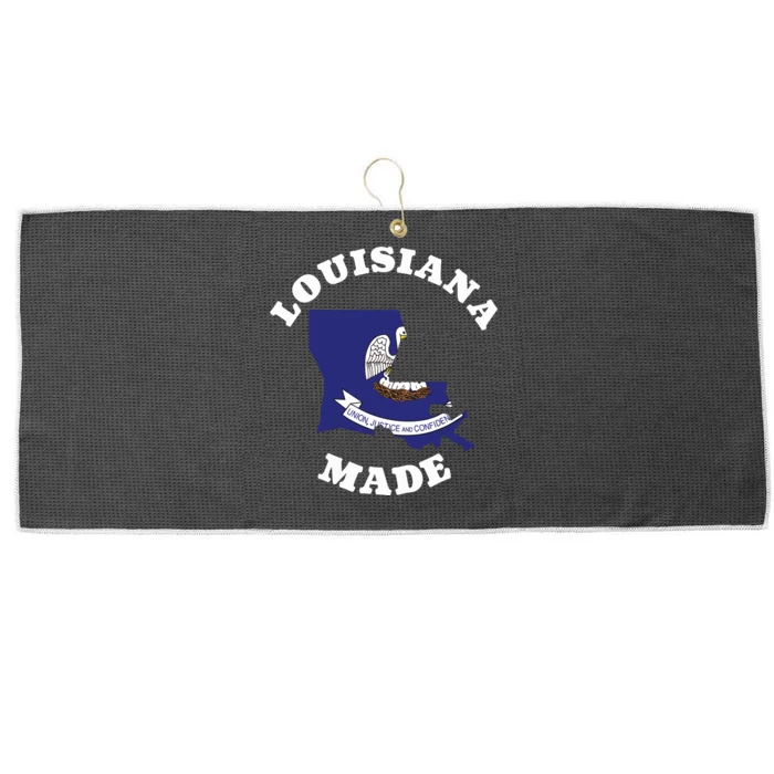 Louisiana Made Blue Louisiana Flag Louisiana State Pride Large Microfiber Waffle Golf Towel