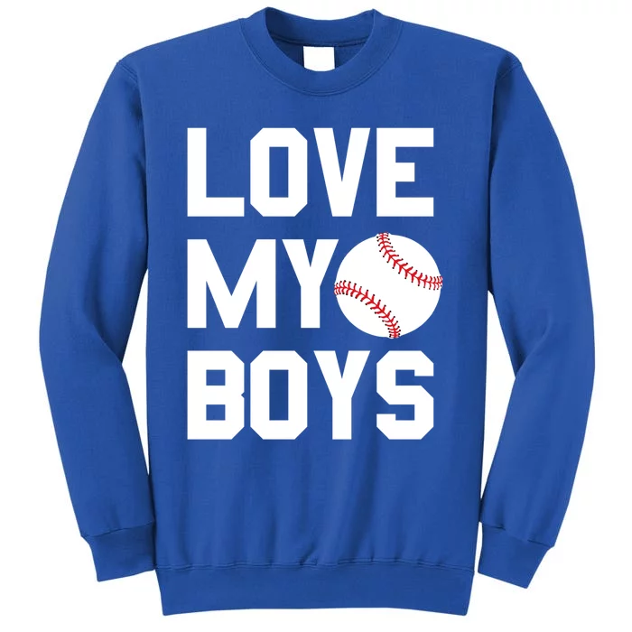 Love My Baseball Funny Baseball Lover Funny Gift Sweatshirt