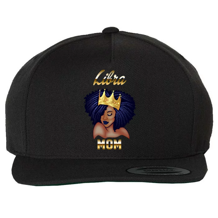 Libra Mom Black Afro Queen Cool Gift Wool Snapback Cap