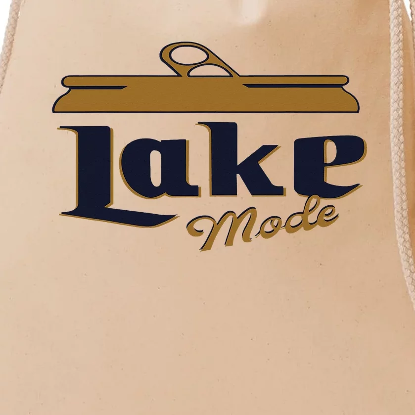 Lake Mode Beer Can Funny Beer Drinking Drawstring Bag