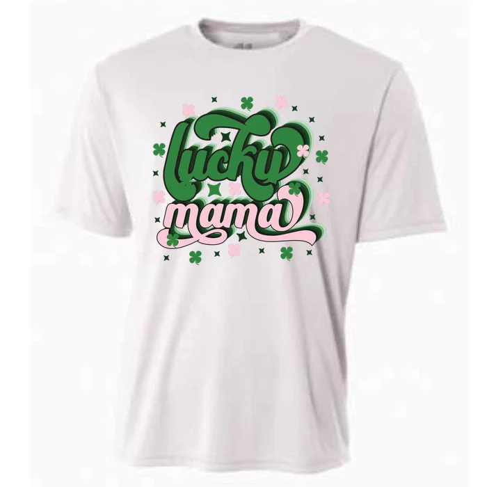 Lucky Mama Cute Lucky Vibes Cooling Performance Crew T-Shirt