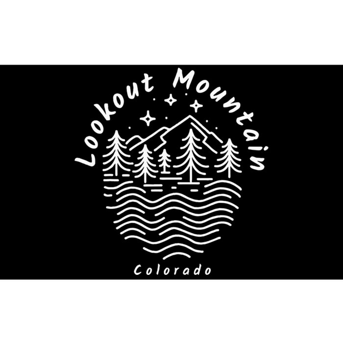 Lookout Mountain Colorado Mountain Range Bumper Sticker