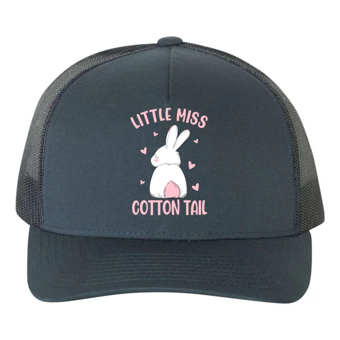 Little Miss Cotton Tail Bunny Easter Gift Yupoong Adult 5-Panel Trucker Hat