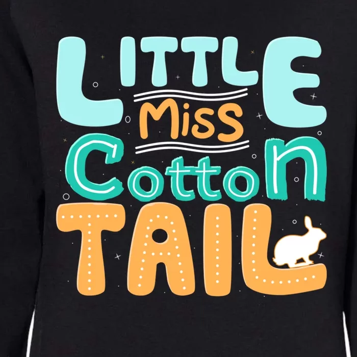 Little Miss Cotton Tail Easter Day Family Matching Gift Womens California Wash Sweatshirt