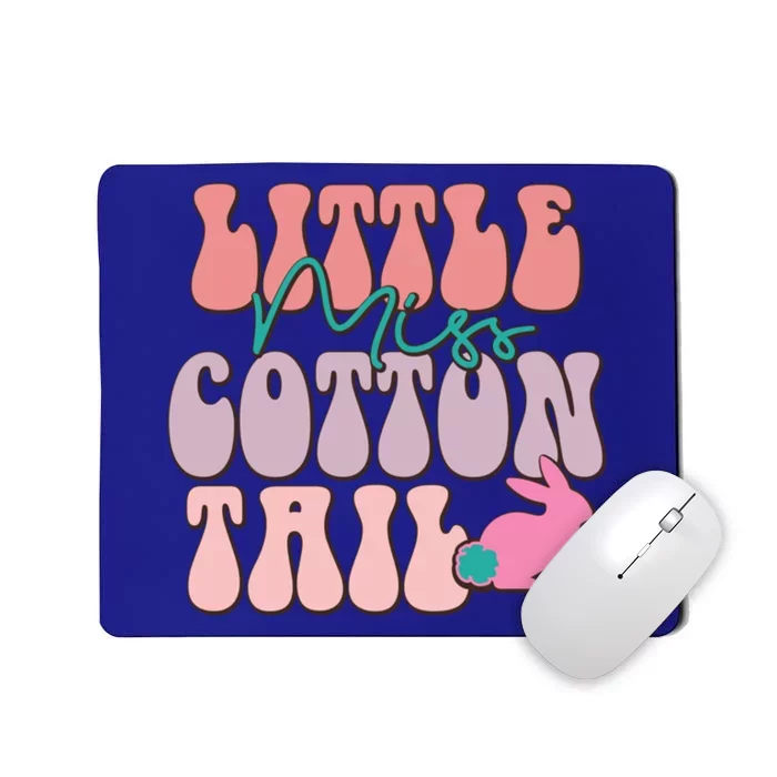 Little Miss Cotton Tail Retro Groovy Funny Happy Easter Day Gift Mousepad