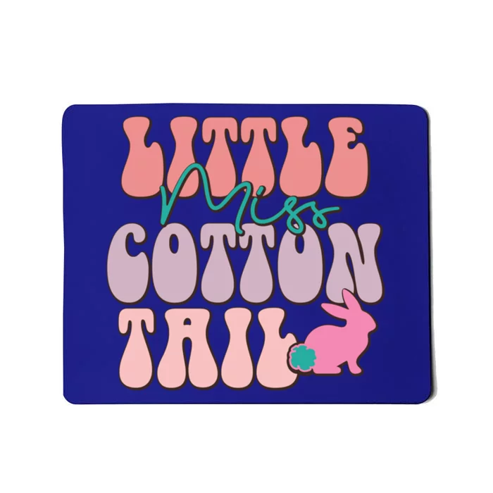 Little Miss Cotton Tail Retro Groovy Funny Happy Easter Day Gift Mousepad