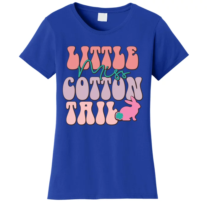 Little Miss Cotton Tail Retro Groovy Funny Happy Easter Day Gift Women's T-Shirt