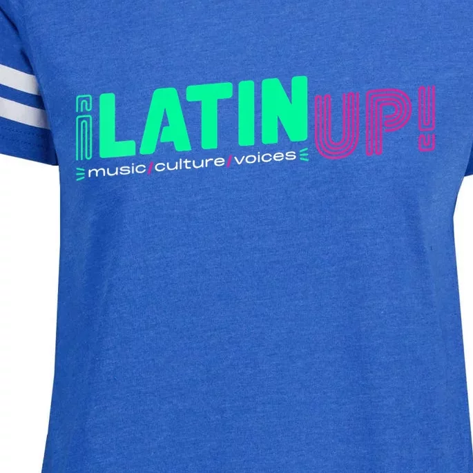 LatinUp Music Culture Voices Enza Ladies Jersey Football T-Shirt